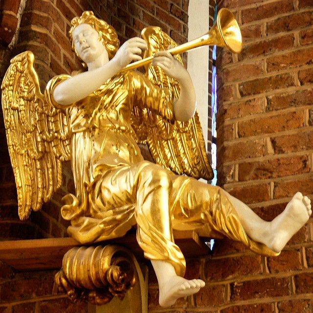 Engel in der Jakobi-Kathedrale in Stettin 